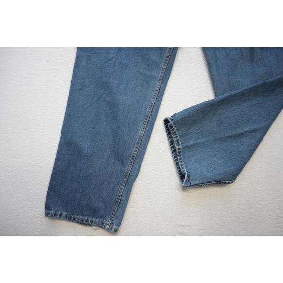 Levi's 550 Relaxed Fit Straight Blue Denim Jeans Rugged Mens Sz 42 x 30 - Picture 3 of 8